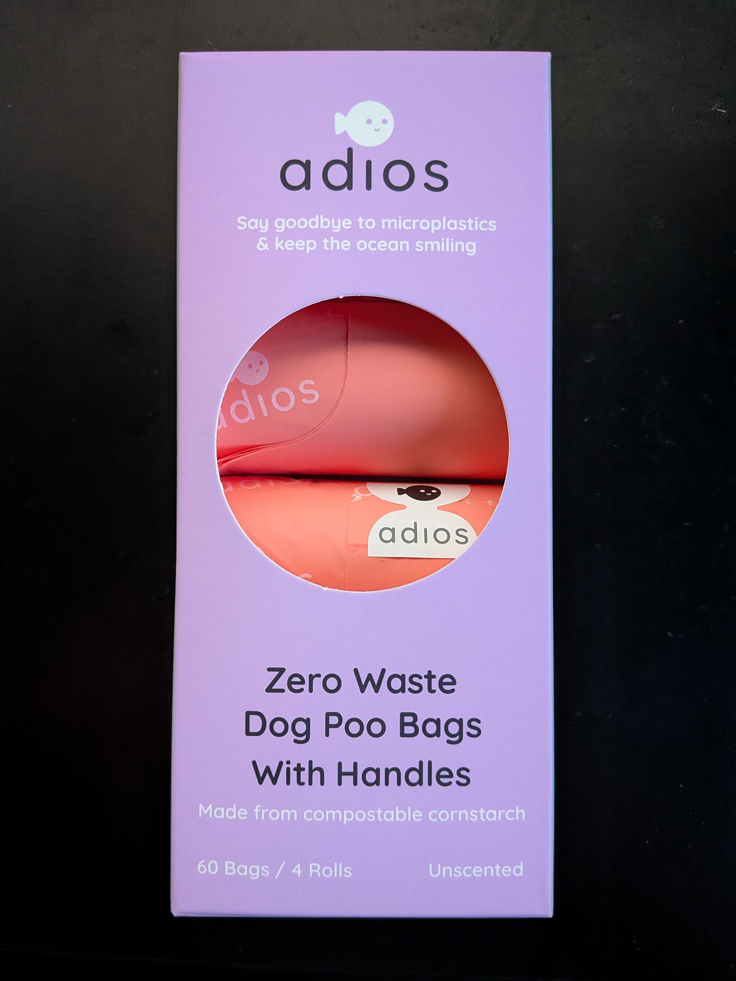 aidos Compostable Dog Poo Bags with Handles