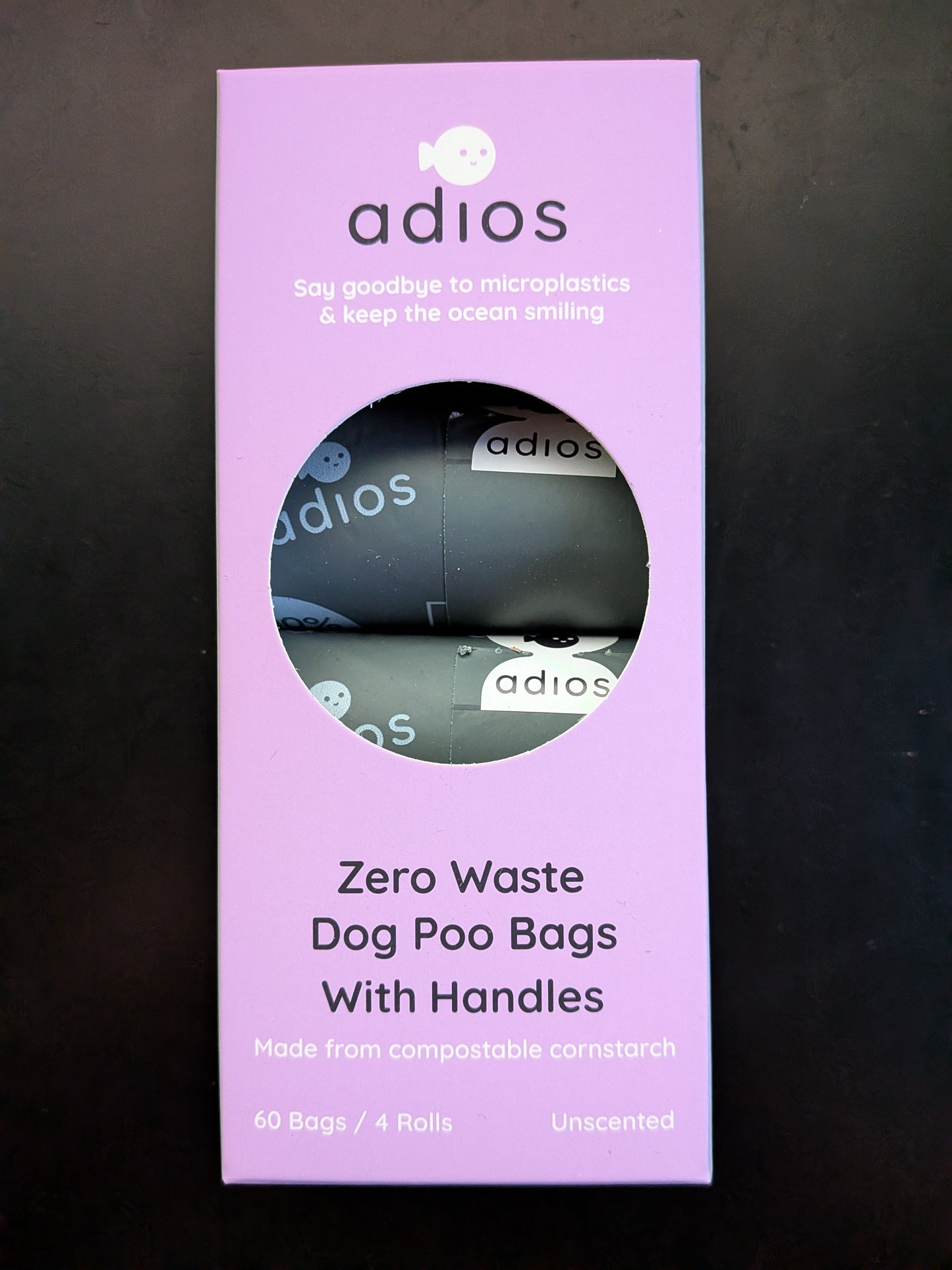aidos Compostable Dog Poo Bags with Handles